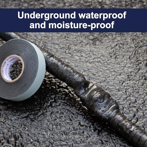 Self Amalgamating Rubber Splicing Tape Electrical Insulating Tape - size: 0.75 inches by 0.03 inches by 30 feet