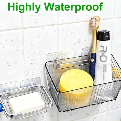 Picture Hanging Hooks,6 PCS Heavy Duty Wall Hangers Without Nails - color: Transparent-6PCS