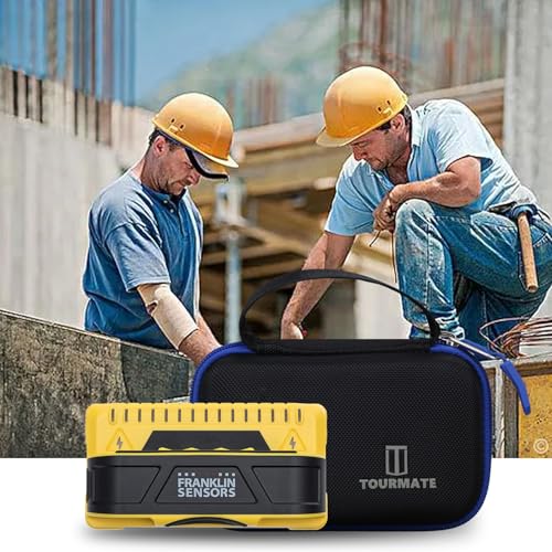 Tourmate Hard Case Compatible for Franklin Sensors ProSensor M90 / M150 Professional Stud Finder (Case Only) (Black + Blue) - color: Black&Blue