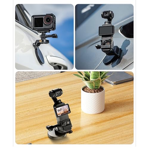 GoolRC Magnetic Camera Mount, DJI OSMO Magnetic Mounts for Pocket 3, Multi Angle Adjustable Magnets Suitable for Pocket 3, Gopro, Mount Holder Adapter Kit with 1/4 Screw Hole