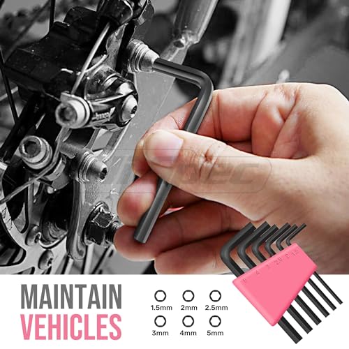 Hi-Spec Tool Set 25pc Pink Household DIY Tool Kit for Women. Small Mini Tool Box Set of Starter Basic Ladies Tools - color: Pale Pink