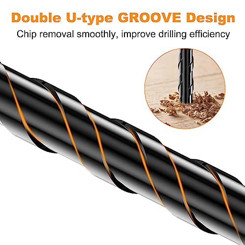 12Pcs Wide-Tip Masonry Drill Bit Set & Concrete Drill Bit Set, 5/32"-1/2" - size: 12 pcs 5/32"-1/2" Masonry Drill Bit Set