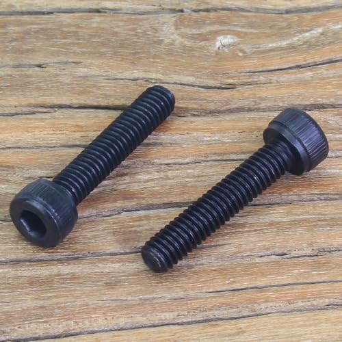 105 Pieces M4 x 20mm Socket Head Cap Screws, Thread Pitch 0.7mm, Sutemribor M4 Black Screws, 12.9 Grade Alloy Steel, Black Oxide Finish, Fully Threaded - size: M4 x 20mm, style: Socket Head