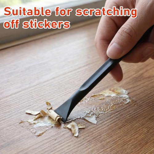 18Pcs Non-Scratch Plastic Scraper Tool, 3 Styles Plastic Scraper for Tight Spaces Multi-Purpose Kitchen Scraper Cleaning Pen for Paint, Stickers Label, Oil Stains, Tight Spaces, Crevices