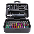 Mini Precision Screwdriver Set with Color-coded Identification, 132 in 1 Micro Magnetic Repair Tool Kits with Storage Box, 108 Bits,Small Manual Screw Driver Toolkits for iPhone/Mac/iPad/Table - color: Black