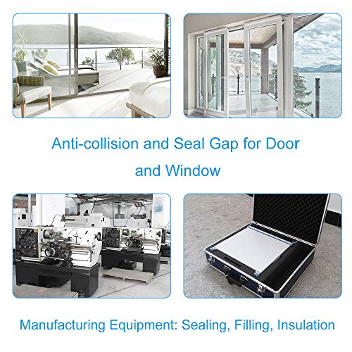2 Rolls Weather Stripping,1/4 Inch Wide X 1/8 Inch Thick Foam Seal Tape High Density Foam Strip Self Adhesive,Closed Cell Foam Tape Seal Strip,16 Feet Long Each - size: 1/4"W x 1/8"T x 32FT