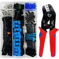 14-12AWG 1/2/4 Pin Waterproof Weather Pack Connector Kit with Crimping Tool - color: 1-2-4pin/12kit With Crimper