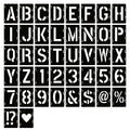YEAJON 3 Inch Letter Stencils Symbol Numbers Craft Stencils, 42 Pcs Reusable Alphabet Templates Interlocking Stencil Kit for Painting on Wood, Wall, Fabric, Rock, Chalkboard, Sign, DIY Art Projects - size: 3 inch
