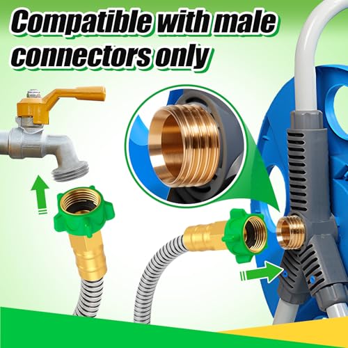 3ft Short Garden Hose with Female to Female Connector - size: 3ft