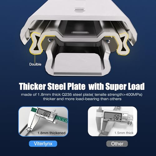 Thickened 200Lbs Soft Close Heavy Duty Drawer Slides 1 Pair 24 Inch Full Extension Ball Bearing Self Slow Closing Rails Kitchen Cabinet Tool Box Runners Tracks Glides (1/2" Thick, 24" L) - size: 24inch, style: W:51mm(Soft Close)