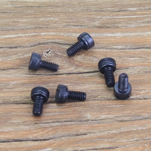 105 Pieces M2 x 4mm Socket Head Cap Screws, Thread Pitch 0.4mm, Sutemribor M2 Black Screws, 12.9 Grade Alloy Steel, Black Oxide Finish, Fully Threaded - size: M2 x 4mm, style: Socket Head
