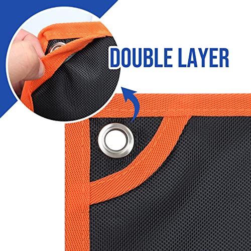 Wrench Roll Up Pouch – Wrench Organizer, Wrench Bag with Handle, Wrench Holder for Hanging - size: 13 Pockets SAE
