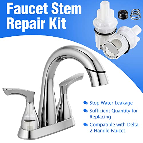 Enhon 3 Pack Shower Tub Stem Kit, Compatible with Delta RP1740 RP4993