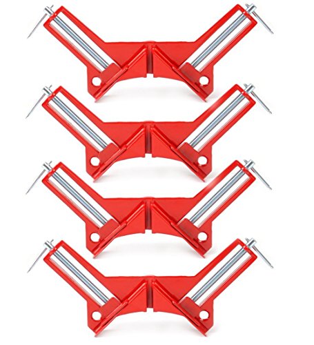 4 PCS Zinc Alloy 90 Degree Right Angle Corner Clamp Picture Photo Frame Corner