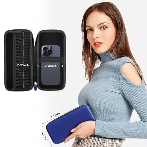 iMangoo Travel Essential Electronics Organizer Charger Case Carrying Pouch - color: Blue, size: Large