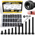 KADRICK 2700PCS M3 Screws Assortment Kit,Hex Socket Cap Head M3 Bolts Kit - size: M3 2700Pcs