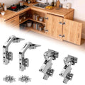 180° & 135° Inset Corner Cabinet Hinges for Lazy Susan Bifold Doors - size: inset