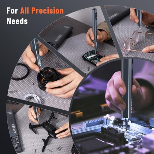 KATERK Electric Screwdriver, 500mAh Mini Electric Screwdriver