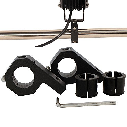 House Tuning Bar Clamps 3/4 inch, Light Mount Brackets for 0.75" (19mm) Tube Clamp (Pack of 2) - size: 0.75 inch
