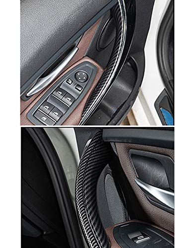 Jaronx 2PCS Door Handle Covers Compatible with BMW 3/4 Series Driver Side & Passenger Side Door Pull Handle Covers (Compatible with BMW 320i,328i,330i,335i F30/F31 and 428i,435i F32/F36)(Carbon Fiber) | Driver Side & Passenger Side Door Pull Handle Covers