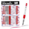 JusArt Water Brush Pens 12-Pack Leak-Proof Refillable Watercolor Pens - color: 12 Pcs Red