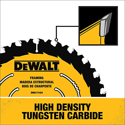 DEWALT Circular Saw Blade, 6 1/2 Inch, 18 Tooth, Framing (DWA161218)