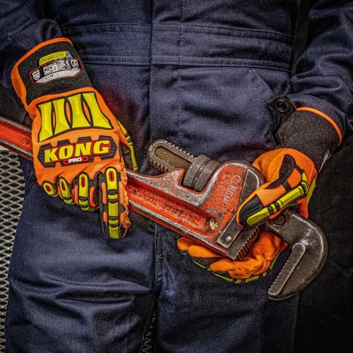 Ironclad KONG® PRO Glove, Orange - size: X-Large (Pack of 1)