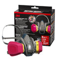 3M Multi-Purpose Quick Latch Reusable Respirator 65023QLH1-DC, OV/AG/P100, Mdm, 1-Fcpc, 1-pr of 60923 Crtrdg/Fltrs - size: Medium (Pack of 4)