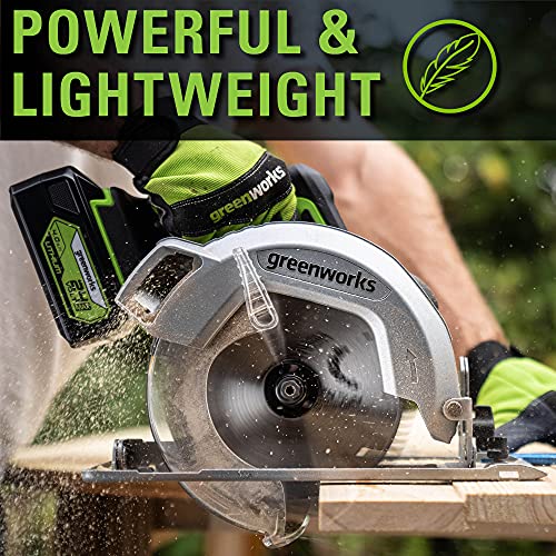 Greenworks 24V Brushless 7-1/4-inch Circular Saw, Battery and Charger Sold Separately - size: 7-1/4", style: Tool Only