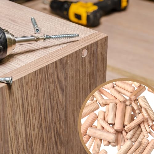 Bucherry 120 Pieces 4 Sizes Wood Plugs Wooden Hole Plugs,Dowel - style: Dowel