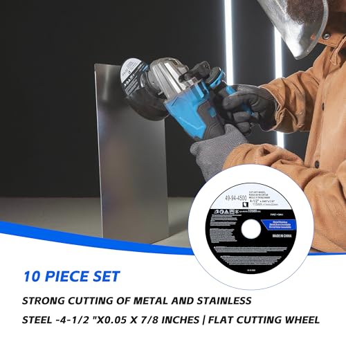 4-1/2" Cutting Wheels for Milwau-kee Grinders - 10 Pack