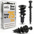 Double-Headed Bear Claw Screw & Anchor, Zinc Drywall Screws Picture Hangers - style: Black Zinc+Long