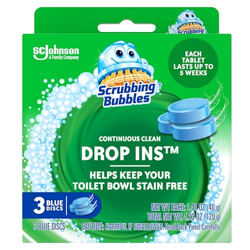 Scrubbing Bubbles Continuous Clean Toilet Tank Drop-Ins, 3 Count - size: 3 Count (Pack of 1)