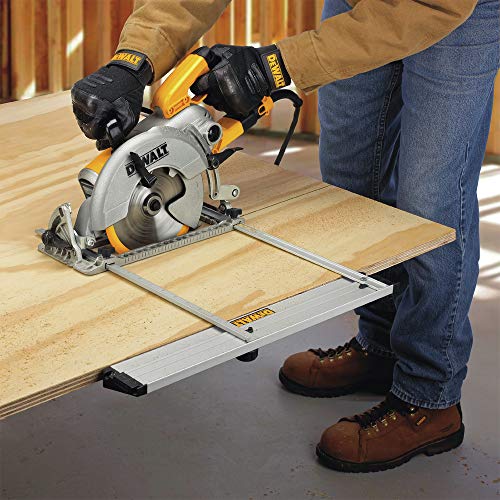 DeWalt DWS5100 12" Ripping Capacity Lightweight Aluminum Dual-Port Rip Guide, Silver