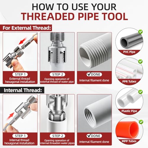GPANDAG 40PCS Plumbing Tool and Faucet Wrench Set, Universal Sink Wrench
