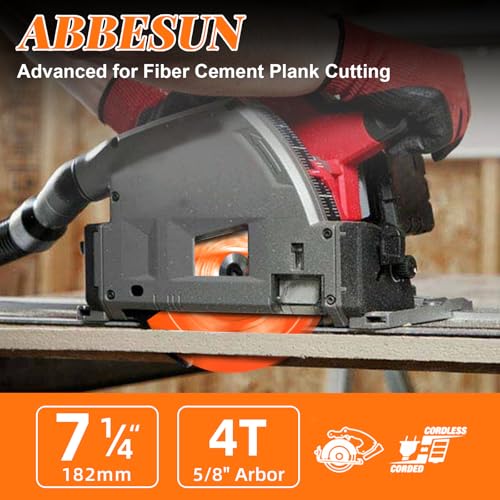 2Pack 6-1/2 Inch 4T PCD Tipped Hardie Blade Fiber Cement Circular Saw Blade - size: 6-1/2" 4T (2 Pack)