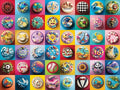 Adult Jigsaw Puzzle 1000 Piece Colorful Cakes - color: Gallery of Cakes