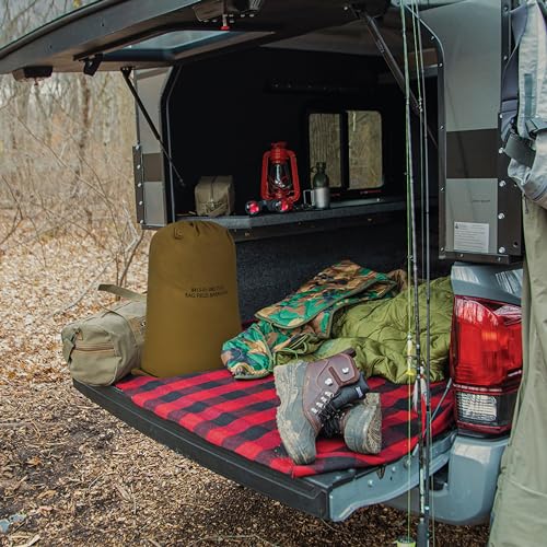 Rothco Canvas Barracks Bag Multi-Functional, Dependable, and Durable for Field Use and Travel, Coyote Brown - 18" x 27"