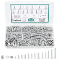 552 Pcs Metric Screws Nuts and Bolts Assortment Kit, M3 M4 M5 M6 Set Screws