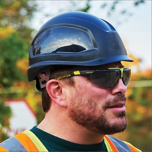 HexArmor VS300 Safety Glasses with Adjustable Side Arms Z87+ for Men and Women - color: Grey 23% / Anti Fog Anti Scratch