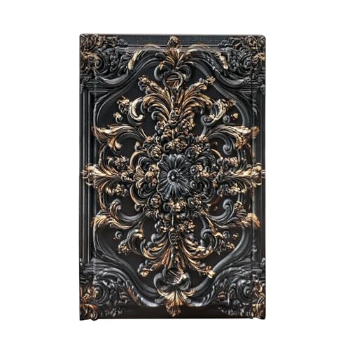 Decorative Light Switch Plate Covers Black Gold Flower Elegant 3D Floral Embossed 1 Gang No Device Single Blank Outlet Covers Wall Plate Light Switch Cover Plate for Bedroom Home Decor - color: Black Gold 01, size: No Blank 1-Gang/ 5 x 3 IN