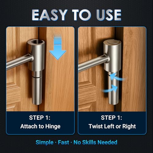 Hinges Gap Adjusting Wrench, Door Hinge Repair Tool, Upgraded Steel Double-ended Door Hinge Repair Wrench, Heavy-duty Door Hinge Adjustment Tool for Standard Round Bolts (0.748-0.99in) - size: 0.748-0.99in (1-pack)