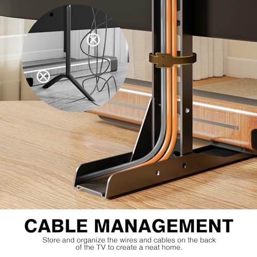 TAVR Universal Table Top TV Stand Mount, TV Legs for Most 20-75 Inch TVs - size: 20-75 inch
