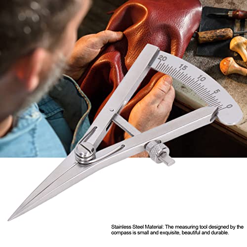 Marking Gauge, Stainless Steel Scribe Tool, Caliper Measuring Tool for Leather Trimming Projects