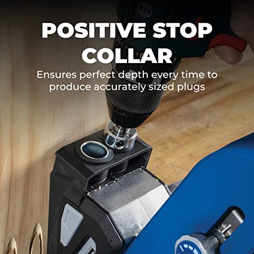 Kreg Plug Cutter Drill Guide Kit, Woodworking Drill Guide, KPHA740