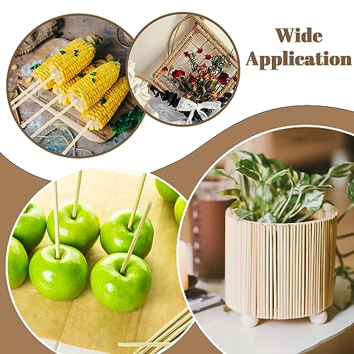 50 Pack Wooden Dowel Rods 1/4 x 12 Inch for Crafts, Natural Unfinished - size: 1/4 x 12 Inch(50 PCS)
