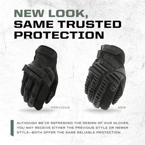 Mechanix Wear M-Pact Covert Tactical Gloves, Large, Black - color: Black, size: Large