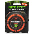 Crescent Lufkin 25 Ft. WORKHORSE NITE EYE Tape Measure | L1125NE - size: 25', style: SAE