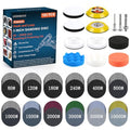 193 Pcs 3 Inch Sanding Discs, Headlight Restoration Polishing Kit - size: 3 Inch