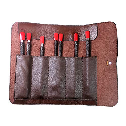 Wood Carving Tools, 7 in 1 Professional Tungsten Steel Wood Carving Set with PU Leather Roll Bag, Hand tools for Easier control, Carving knives DIY Arts Crafts for Professionals&Beginners